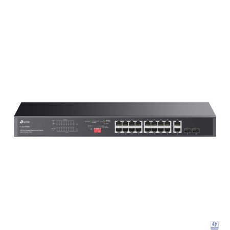 TP-Link TL-SG1218MP Коммутатор с 16 гигабитными портами PoE+ и 2 комбинированными портами RJ45/SFP
