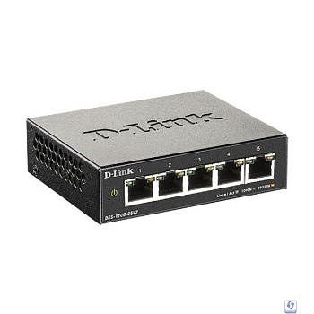 D-Link DGS-1100-05V2/A1A Настраиваемый L2 коммутатор с 5 портами 10/100/1000Base-T