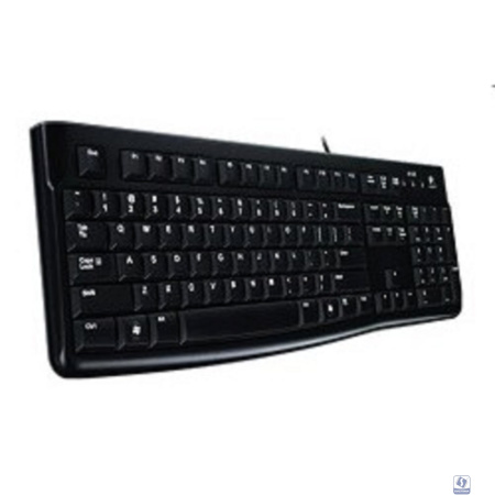920-002506 Logitech Клавиатура K120 Black USB EER RTL оригинальная заводская гравировка RU/LAT