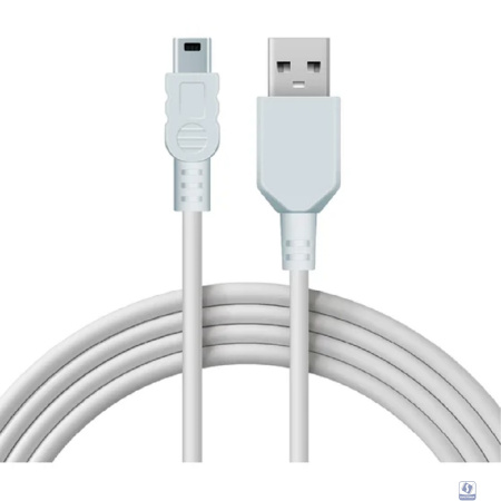 Rexant (18-1134) Кабель USB-A – mini USB, 1А, 1,8м, ПВХ, белый