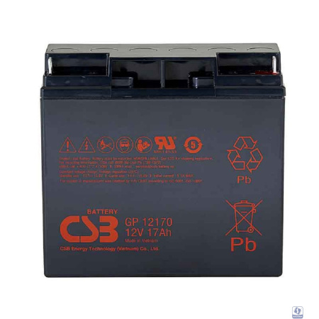CSB Батарея GP12170 (12V 17Ah) B3 (под болт М5 с гайкой)