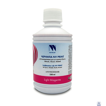 Чернила NV PRINT сублимационные NV-INK250LMSb для аппаратов Epson, Mimaki, Mutoh, Roland (250ml) Light Magenta