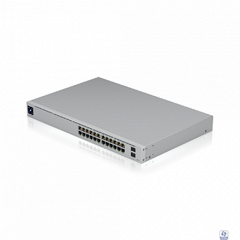 UBIQUITI USW-Pro-24-POE PoE-коммутатор в стойку, 24х 1G RJ45, 2х 10G SFP+, раздача 400 Вт