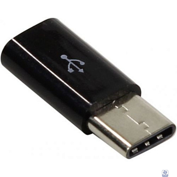 ORIENT Переходник USB 2.0 micro-Bf (5pin) UC-201 -> Type-Cm (24pin), черный