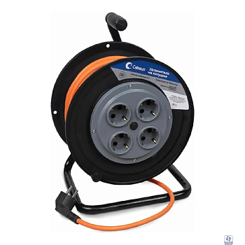 Cabeus EC-C-3.5-50 Удлинитель ПВС 3500 Вт 50м на катушке (б/з)