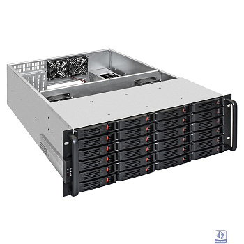 Exegate EX292425RUS Серверная платформа ExeGate Pro 4U660-HS24 <RM 19", высота 4U, глубина 660, Redundant БП 2x800W, 24xHotSwap, USB>
