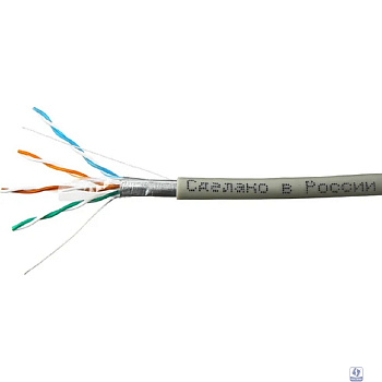 SkyNet Кабель FTP indoor 4x2x0,51, медный, FLUKE TEST, кат.5e, однож., 305 м, box, серый [CSP-FTP-4-CU](АК5019111/1693109)