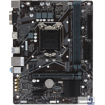 Материнская плата Gigabyte H410M H Soc-1200 Intel H410 2xDDR4 mATX AC`97 8ch(7.1) GbLAN+VGA+HDMI