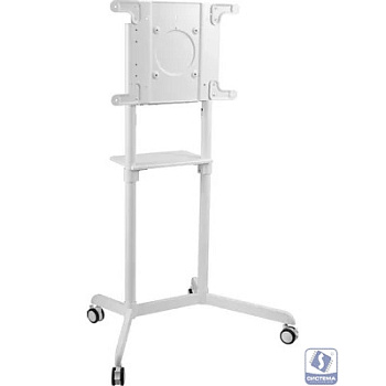 Стойка для телевизора Cactus CS-ST1146WT, 37-70", напольный, мобильный,  белый