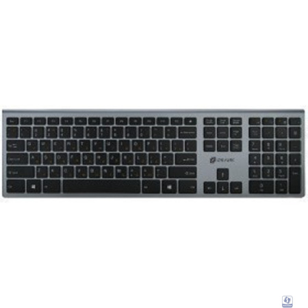 Клавиатура Oklick 890S серый USB беспроводная slim 