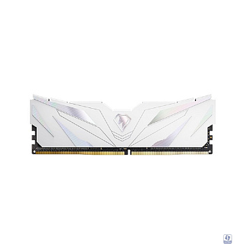 Модуль памяти DDR4 Netac Shadow II 8GB 3600MHz CL18 1.35V / NTSWD4P36SP-08W / White / with radiator