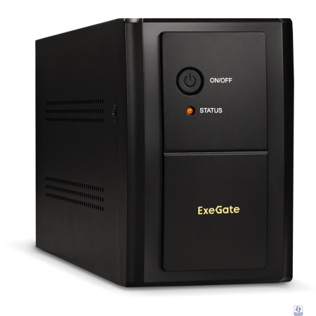 Exegate EP285483RUS ИБП ExeGate SpecialPro UNB-1000.LED.AVR.EURO.RJ <1000VA/650W, LED, AVR, 4 евророзетки, RJ45/11, Black>