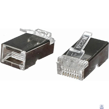VCOM VNA2230-1/100 Разъем Plug RJ45 8P8C для FTP кабеля 5 кат. экранированный, 100шт, 