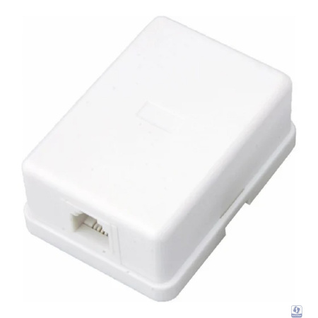 Rexant (03-0001) Розетка телефонная внешняя, 1 порт UTP RJ-14 (6P4C), CAT 3