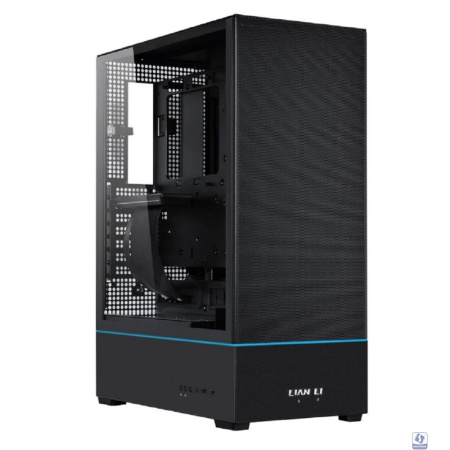 Lian Li Корпус SUP01X / Black / 3 x 120mm PWM Fan / PCIe4.0 Riser Cable / Mid-Tower, TG / G99.SUP01X.R0