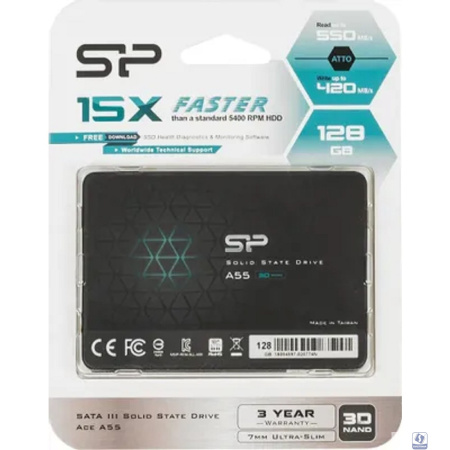 Silicon Power SSD 128Gb A55 SP128GBSS3A55S25 