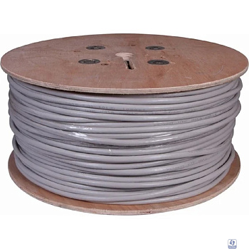 Rexant (01-1016-R) Кабель витая пара U/UTP, CAT 5е, ZH нг(А)-HF (LSZH), 25PR, 24AWG, INDOOR, SOLID, серый, 305м, РФ