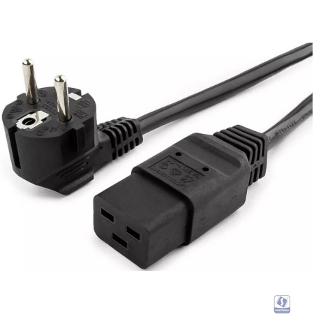 Filum Кабель питания CEE 7/7- С19, 3х1.5мм, 220В, 16A, чёрный, 1.8м [FL-PC16-EU-C19-1.8M] (873354)