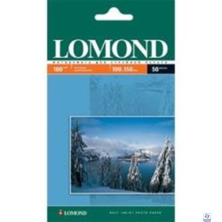 LOMOND 0102083  Матовая фотобумага A6, 10х15, 180г/м2, 600 л. 
