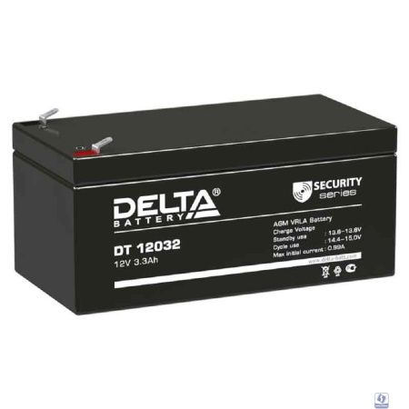 Delta DT 12032 (3.2 А\ч, 12В) свинцово- кислотный аккумулятор  