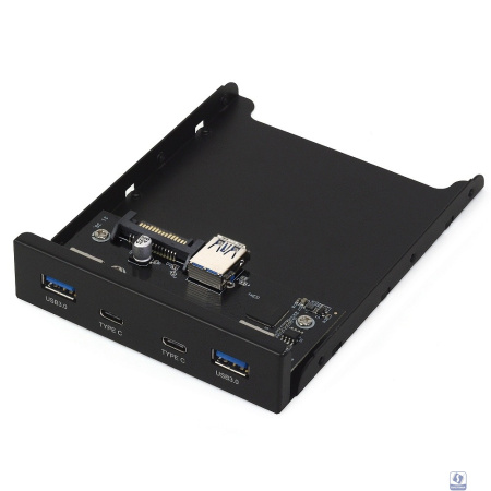 CROWN Панель CM-CP3.5U32C2 2 порта USB 3.0 и два высокоскоростных порта Type-C во внешний отсек 3.5"
