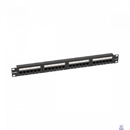 NTSS Патч-панель NTSS 24 UTP порта RJ45, cat.6, 1U, Dual IDC, без органайзера NTSS-PP-1U-24-UTP-RJ45-6-D