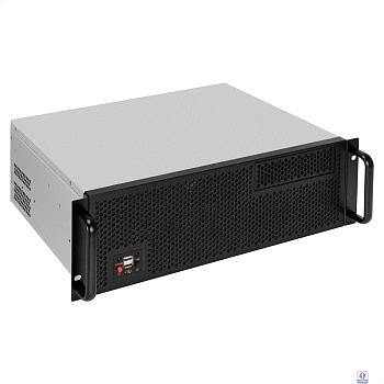 Exegate EX297478RUS Серверный корпус ExeGate Pro 3U300-03 <RM 19", высота 3U, глубина 300, без БП, USB>