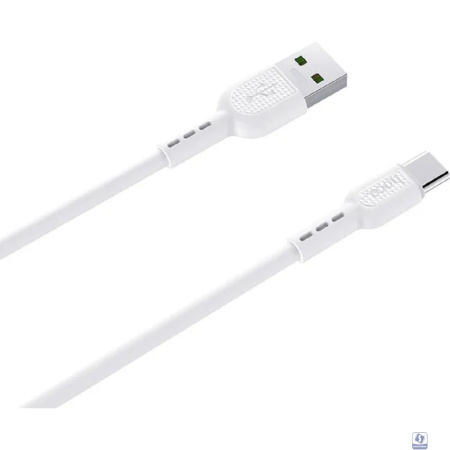 HOCO Кабель USB2.0 Hoco AM/Type-C, 5А, X33, 1м, белый, коробка