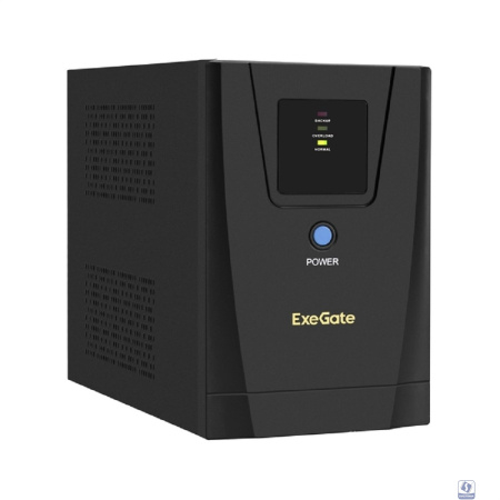 Exegate EP285489RUS ИБП ExeGate SpecialPro UNB-1200.LED.AVR.C13.RJ <1200VA/750W, LED, AVR, 6*IEC-C13, RJ45/11, Black>