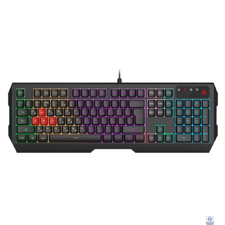 Клавиатура A4Tech Bloody B140N черный USB Multimedia for gamer LED (B140N)