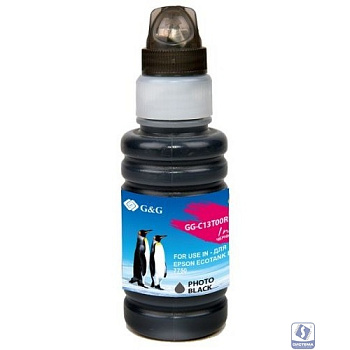 Чернила G&G GG-C13T00R140 черный70мл для Epson EcoTank 7700/7750