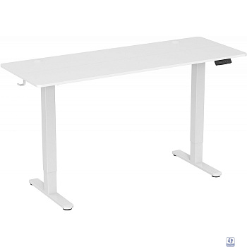 Стол компьютерный Cactus CS-EDL-WWT, ДСП, белый