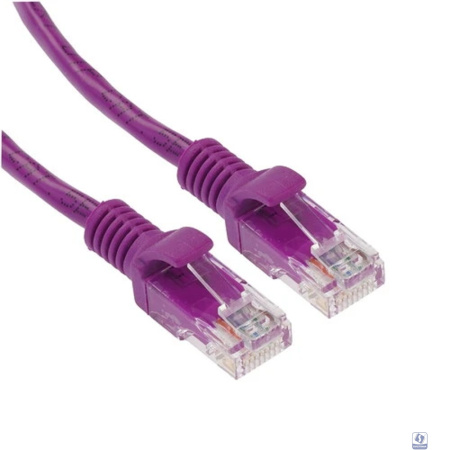 Патч-корд UTP Cablexpert PP12-1.5M/V кат.5e, 1.5 м, литой, многожильный (фиолетовый)