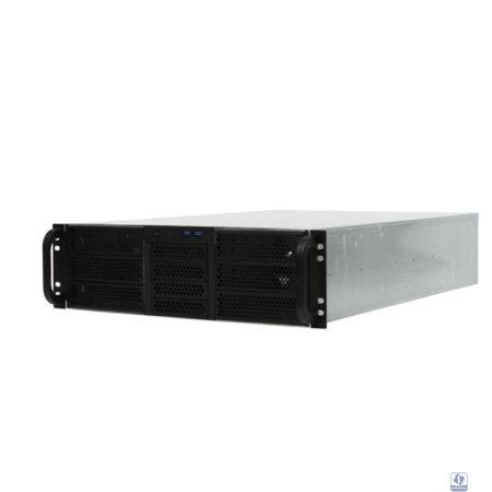 Procase RE306-D6H4-C-48 Корпус 3U server case,6x5.25+4HDD,черный,без блока питания,глубина 480мм,MB CEB 12"x10.5"