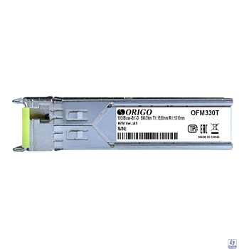 ORIGO OFM330T/3KM/A1A WDM SFP-трансивер, 1000Base-BX-D (Simplex LC), TX: 1550нм, RX: 1310нм, одномод, до 3км
