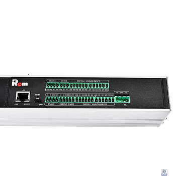REM Верт блок розеток, мониторинг, измерение, 3 фазы 16А, 36C13, 12C19, 2100 мм, вх IEC 309, шнур 3м (R-MC8-3x16-36C13-12C19-MI-2100-3-3PN)