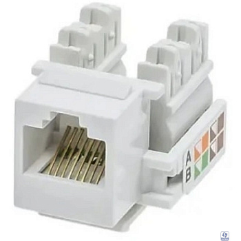 5bites Модуль KJU55-01W KEYSTONE JACK / UTP / 5E / 110 IDC / 90°
