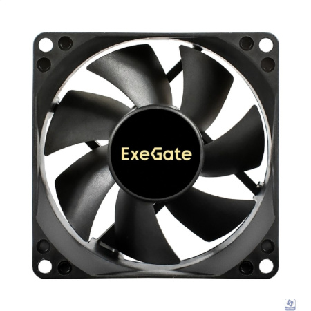 Exegate EX297083RUS Вентилятор 24В DC ExeGate EX08025S3P-24 (80x80x25 мм, Sleeve bearing (подшипник скольжения), 3pin, 2850RMP, 28dBA)