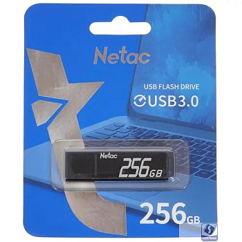 Netac USB Drive 256GB U351 USB3.0, aluminum alloy housing [NT03U351N-256G-30BK]