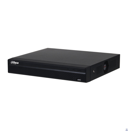 DAHUA DHI-NVR2108HS-8P-4KS3 8-канальный IP-видеорегистратор с PoE, 4K и H.265+, ИИ 1 SATA III до 20Тбайт; 1 HDMI, 1 VGA; 1 RJ45 1000Мбит/с, 8 RJ45 100Мбит/с (PoE/PoE+, до 72Вт) аудиовх /вых: 1/1