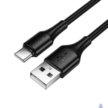 HOCO X120/ USB кабель Type-C/ 1m/ 3A/ черный