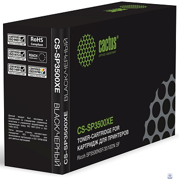 Картридж лазерный Cactus CS-SP3500XE 407646 черный (6400стр.) для Ricoh SP3500NSF/3510DN SF