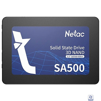 Накопитель SSD Netac SATA III 1Tb SA500 Series 2.5" Retail (NT01SA500-1T0-S3X)