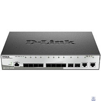 D-Link DGS-1210-12TS/ME/B1A Управляемый L2 коммутатор с 10 портами 1000Base-X SFP и 2 портами 10/100/1000Base-T