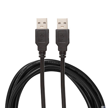 Bion Кабель удлинительный USB 2.0 AM/AM, 1.8 м, черный [BXP-CCP-USB2-AMAM-018]