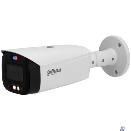 DAHUA DH-IPC-HFW3849T1P-AS-PV-0280B-S5 Уличная цилиндрическая IP-видеокамера TiOC с ИИ и активным сдерживанием 8Мп, 1/2.7” CMOS, объектив 2.8мм, видеоаналитика, ИК 30м, LED 30м, IP67