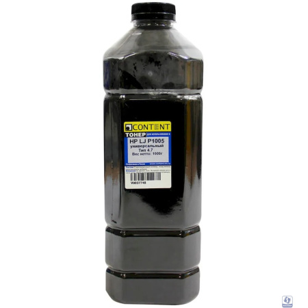 Content Тонер HP LJ Универсальный P1005 Тип 4.7, 1 кг, канистра