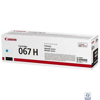 Canon Тонер-картридж/ CRG 067 H C  Cyan for MF651Cw/MF655Cdw/MF657Cdw/LBP631Cw/LBP633Cdw