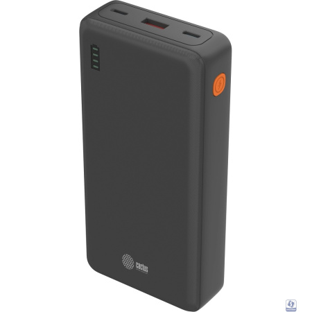 Мобильный аккумулятор Cactus CS-PBFSDA-20000 20000mAh 4.5A USB-A/2xUSB-C черный
