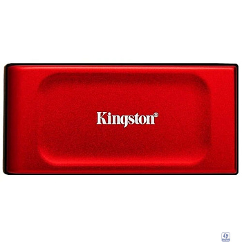 Kingston Portable SSD 1TB [SXS1000R/1000G] XS1000,Type-C/A, USB 3.2 Gen 2, R/W 1050/1000MB/s, 70x33x14mm, 29g., Red (5 лет) 